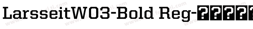 LarsseitW03-Bold Reg字体转换